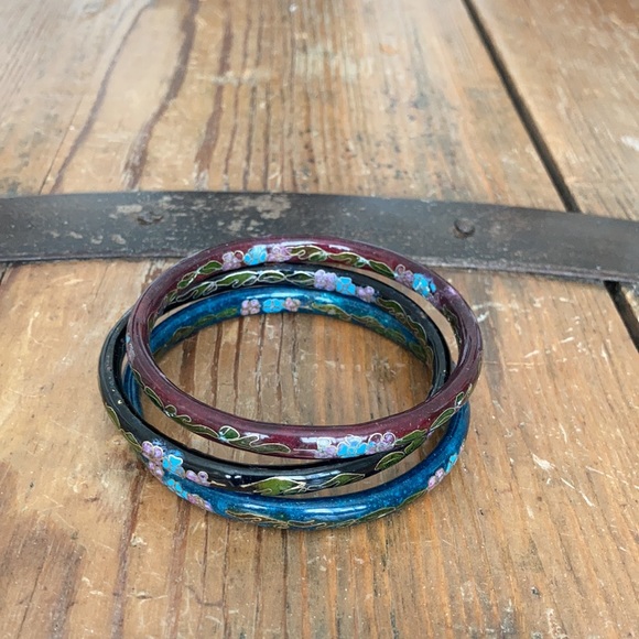 Cloisonné bracelets - Picture 1 of 6